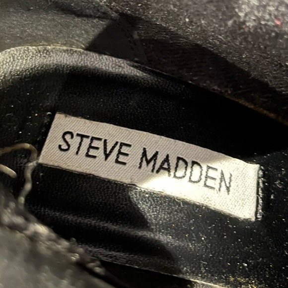 COPY - Steve Madden Size 8 Black RYATT Booties GUC - Picture 4 of 9